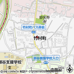 神奈川県横浜市瀬谷区竹村町13-57周辺の地図