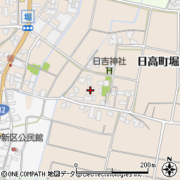兵庫県豊岡市日高町堀444周辺の地図