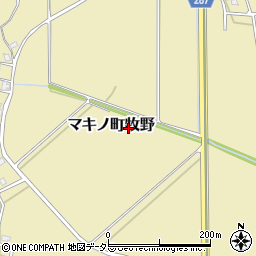 滋賀県高島市マキノ町牧野周辺の地図