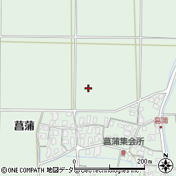 鳥取県鳥取市菖蒲周辺の地図