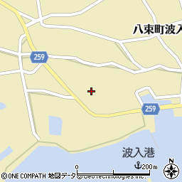 島根県松江市八束町波入416周辺の地図