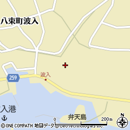 島根県松江市八束町波入606周辺の地図