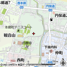 岐阜県関市本郷町55周辺の地図