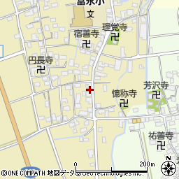 高月井口郵便局周辺の地図