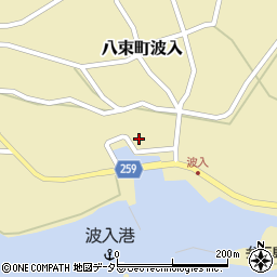 島根県松江市八束町波入436周辺の地図