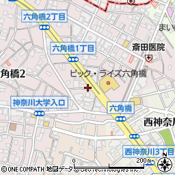 ハンコ卸売センター　横浜六角橋店周辺の地図
