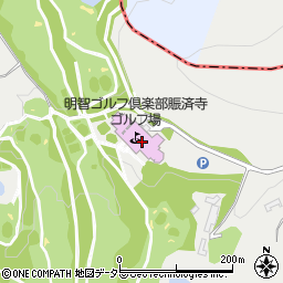 明智ゴルフ倶楽部賑済寺ゴルフ場周辺の地図