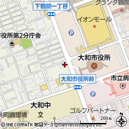 ほけんの窓口　大和鶴間店周辺の地図