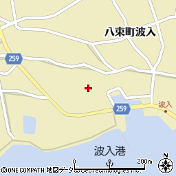 島根県松江市八束町波入431周辺の地図