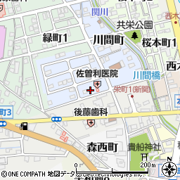 岐阜県関市辻井戸町1-53周辺の地図