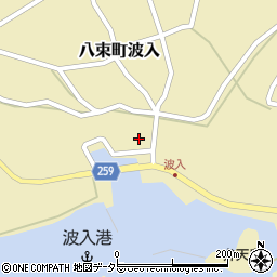 島根県松江市八束町波入439周辺の地図