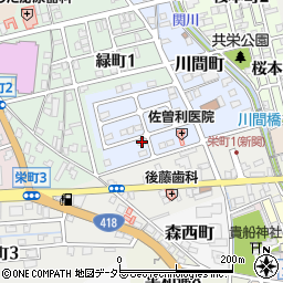 岐阜県関市辻井戸町1-38周辺の地図