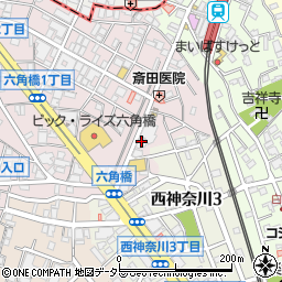 １００円ショップキャンドゥ　白楽店周辺の地図