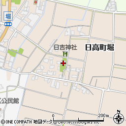 兵庫県豊岡市日高町堀440周辺の地図