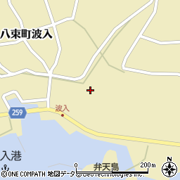 島根県松江市八束町波入626周辺の地図
