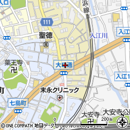 セブンイレブン横浜大口通店周辺の地図