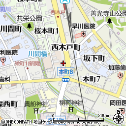 岐阜県関市西木戸町29周辺の地図