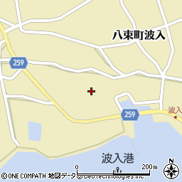 島根県松江市八束町波入413周辺の地図