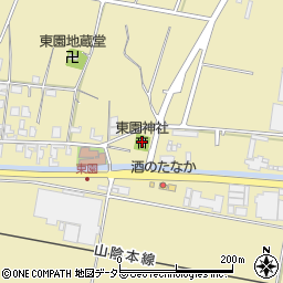 東園神社周辺の地図