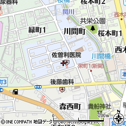 岐阜県関市辻井戸町1-50周辺の地図