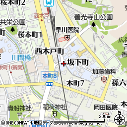 有限会社北川硝子店周辺の地図