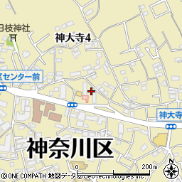 ショウワパーク神大寺駐車場周辺の地図