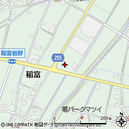 ミニストップ大野町稲富店周辺の地図