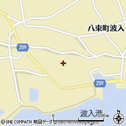 島根県松江市八束町波入404周辺の地図