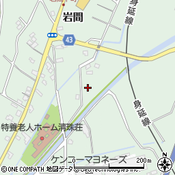 山梨県西八代郡市川三郷町岩間1722周辺の地図