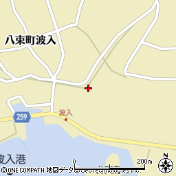 島根県松江市八束町波入627周辺の地図