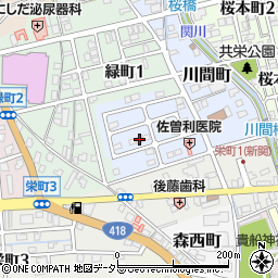 岐阜県関市辻井戸町1-86周辺の地図