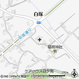 千葉県市原市白塚521周辺の地図