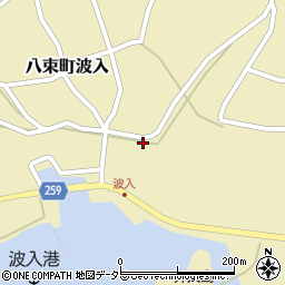 島根県松江市八束町波入595周辺の地図
