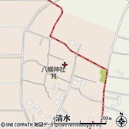 千葉県茂原市清水1014周辺の地図