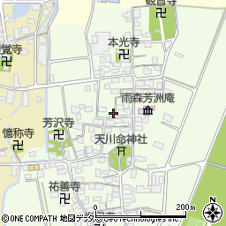 滋賀県長浜市高月町雨森1617周辺の地図
