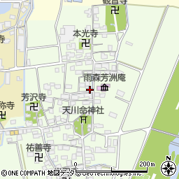 滋賀県長浜市高月町雨森1116周辺の地図