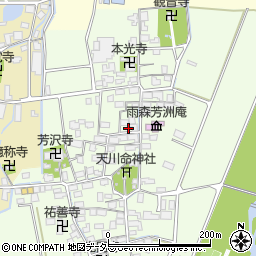 滋賀県長浜市高月町雨森1614周辺の地図