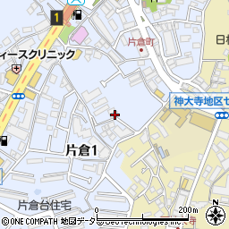 神奈川県横浜市神奈川区片倉1丁目26-16周辺の地図