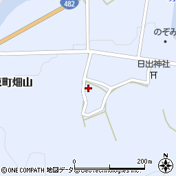 兵庫県豊岡市但東町畑山296周辺の地図