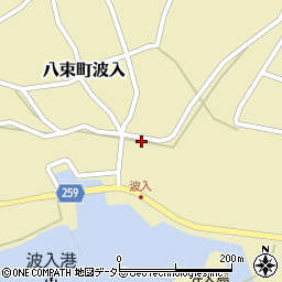 島根県松江市八束町波入594周辺の地図