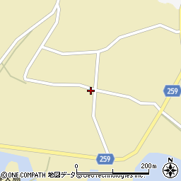 島根県松江市八束町波入730周辺の地図