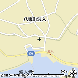 島根県松江市八束町波入440周辺の地図