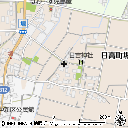 兵庫県豊岡市日高町堀430周辺の地図