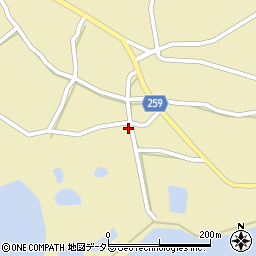 島根県松江市八束町波入270周辺の地図