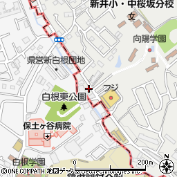 神奈川県横浜市保土ケ谷区新井町608周辺の地図