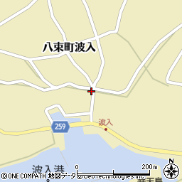 島根県松江市八束町波入2762周辺の地図