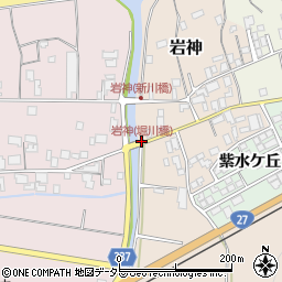 岩神(堀川橋)周辺の地図