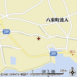 島根県松江市八束町波入407周辺の地図