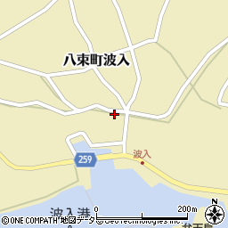 島根県松江市八束町波入508周辺の地図