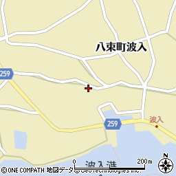 島根県松江市八束町波入408周辺の地図